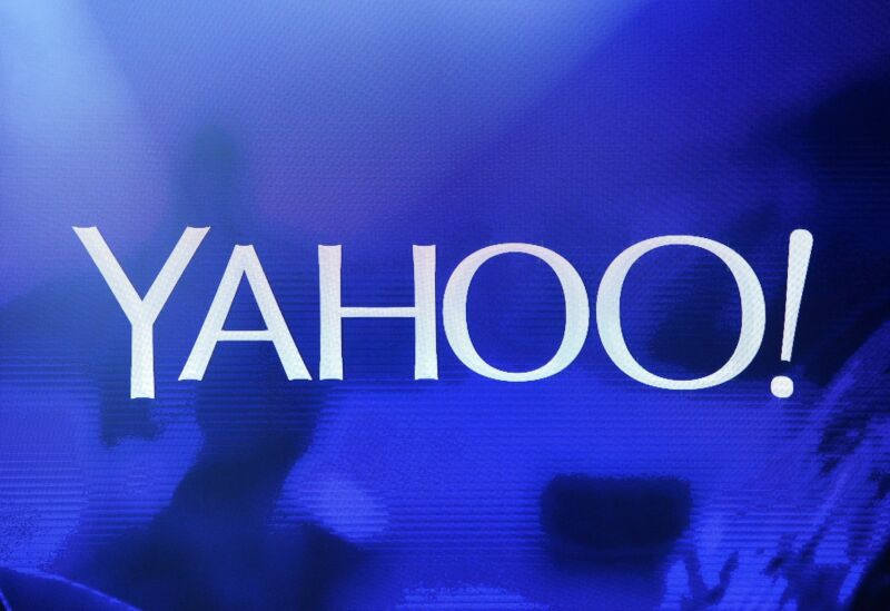 A Yahoo logo.