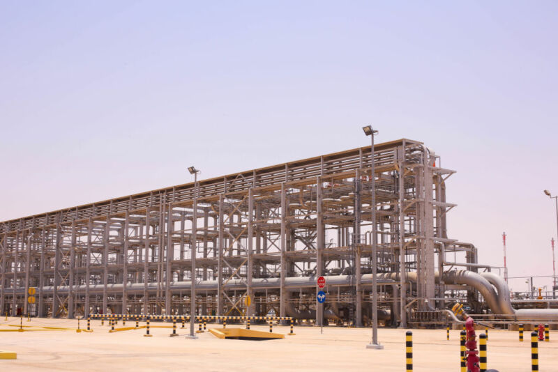 The Hawiyah Natural Gas Liquids Recovery Plant, operated by Saudi Aramco, in Hawiyah, Saudi Arabia, on Monday, June 28, 2021. 