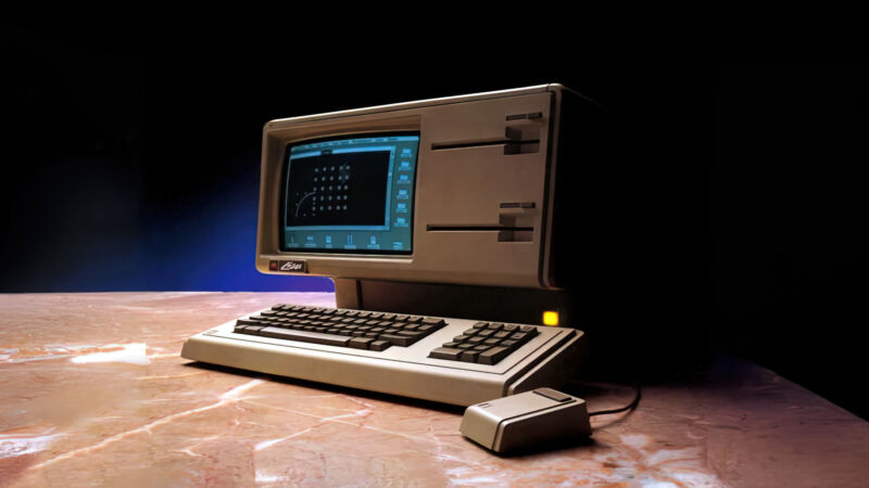 The Apple Lisa 1, released in 1983.