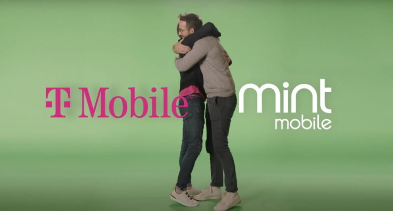 T-Mobile and Mint Mobile hugging