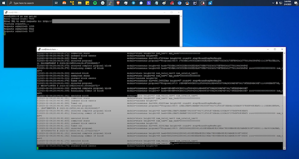 Tendermint remote API crash from Padillac’s desktop
