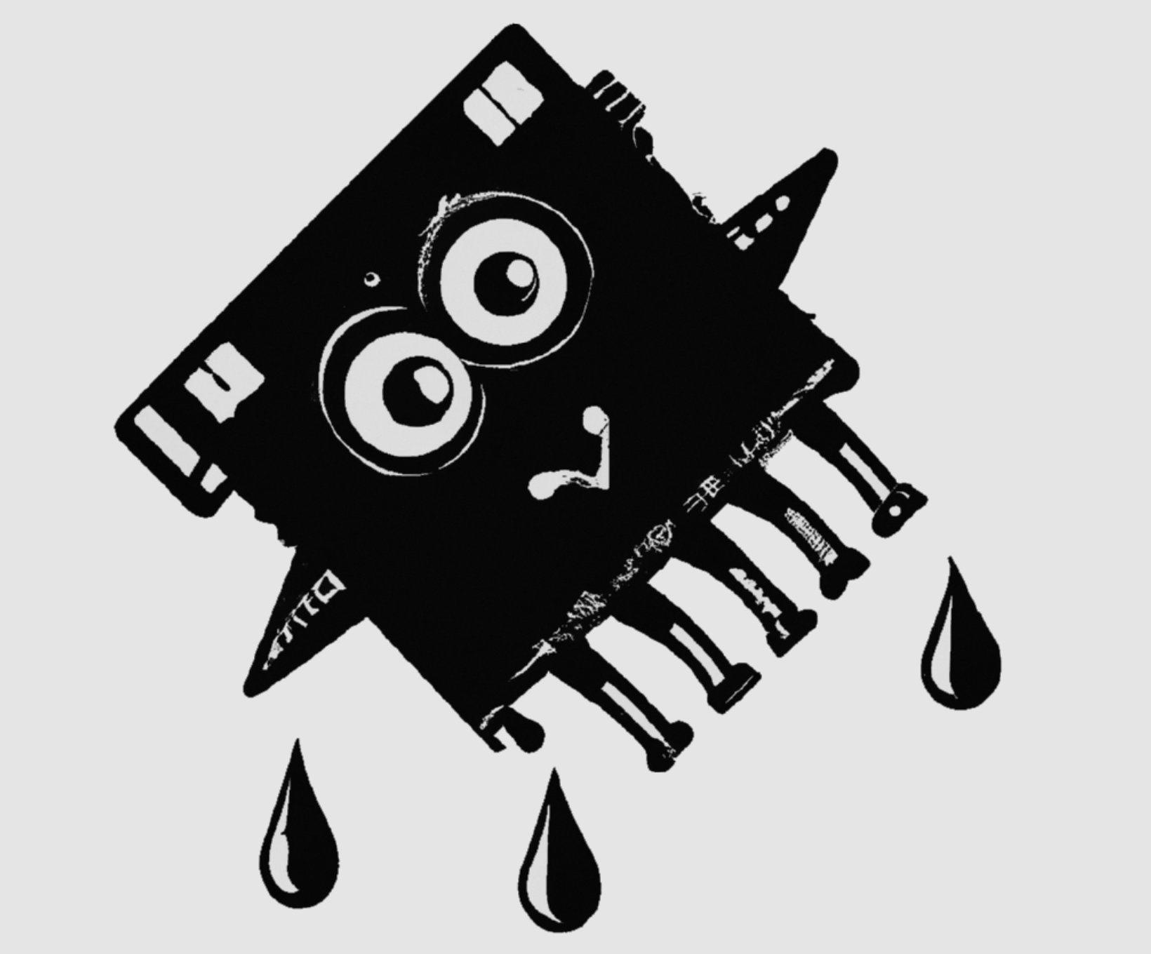 A DALL-E 2-generated logo for the "Downfall" CPU vulnerability. 
