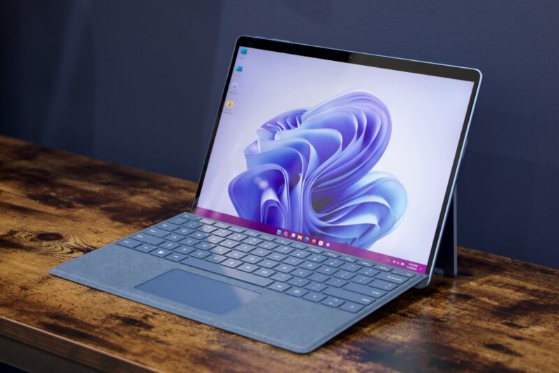 Microsoft's Surface Pro 9. Panos Panay has been in charge of the Surface line since its inception.