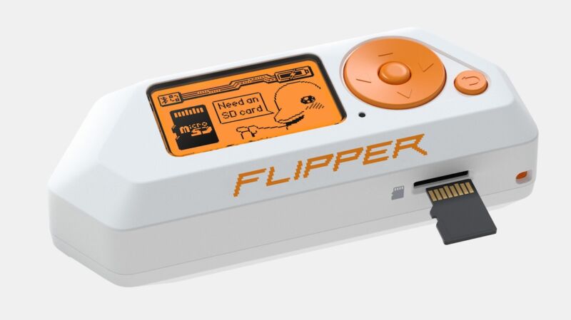 A Flipper Zero device
