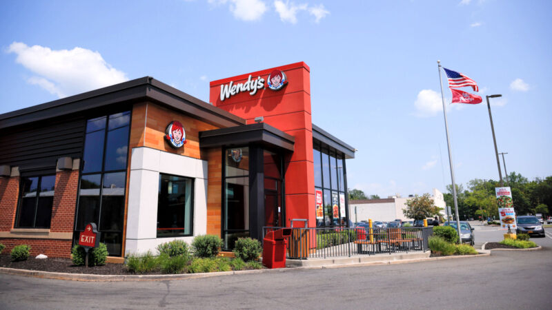 A view of a Wendy's store on August 9, 2023 in Nanuet, New York.