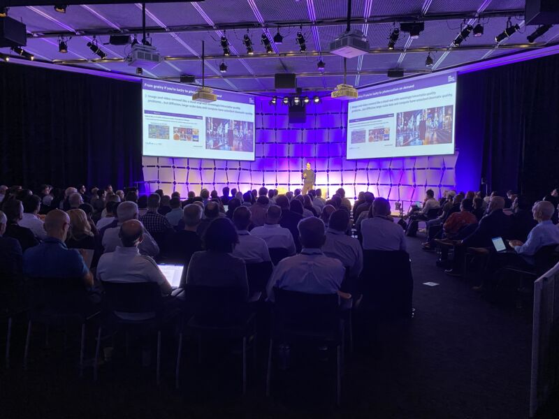 Nathan Benaich of Air Street capital delivers the opening presentation on the state of AI at EmTech Digital 2024 on May 22, 2024.