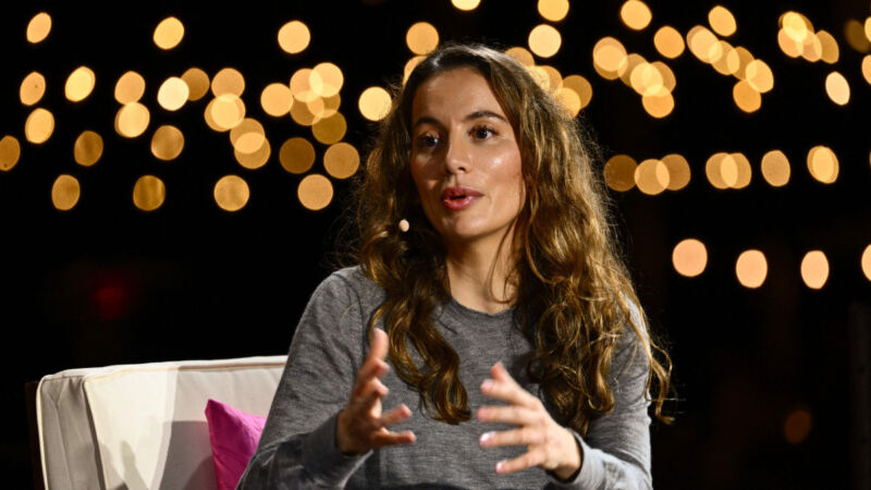 Mira Murati, Chief Technology Officer of OpenAI, speaks during The Wall Street Journal's WSJ Tech Live Conference in Laguna Beach, California on October 17, 2023.